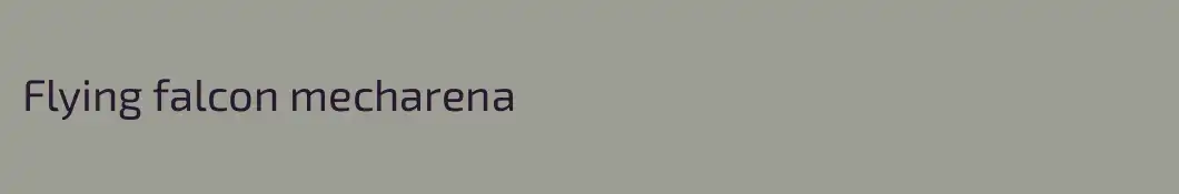 Flying falcon mecharena 